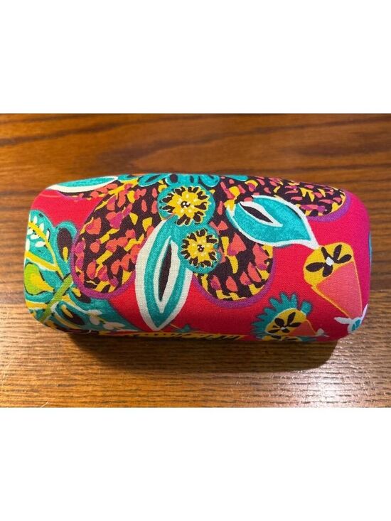 Vera Bradley Accessories - Women's Vera Bradley Red Multicolor Floral Glasses Case One Size